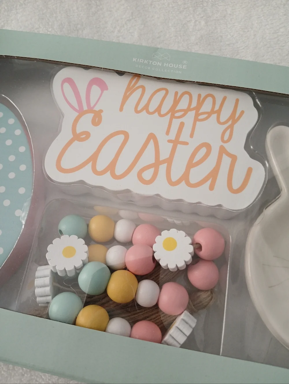 Kirlton House Spring Tray Objets Easter Tiered Tray Decoration NWT